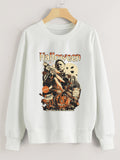Colorful Halloween the is to stay Sweatshirt Hor