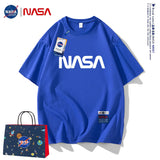 Nasa T Shirt Cotton Short-Sleeved T-Shirt Men'S Summer Loose And Handsome