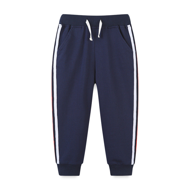 Boy Pants Children Pants Autumn Boy Sports Pants Solid Color Children's Trousers