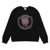 Rhude Hoodie Heavy Weight Cotton Men and Women Couple round Neck Sweater