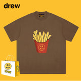 Drew T Shirts Cotton Short-Sleeved Printed T-shirt