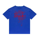 Amiri T Shirt Printed Casual Hip Hop round Neck Short Sleeve T-shirt