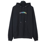 Mens trendy Hoodie gradual change color retro hooded sweater