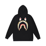 Bathing Ape Hoodie Autumn/Winter Letter Print Loose Hoodie Pullover Ape Sweater