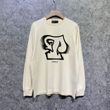Purple Brand Long Sleeve T-Shirt Fashion Loose Long Sleeve Top