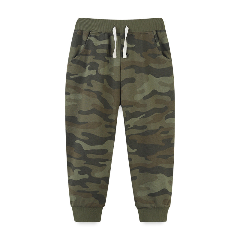 Boy Pants Children's Pants Children Camouflage Sports Pants Fashion Children's Pants