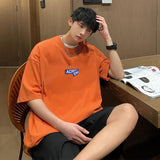 Nasa T Shirt Short-Sleeved T-Shirt Men'S Summer Clothes Loose Teen