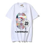 Aape T-Shirts T-shirt Men and Women Couple Loose round Neck Short Sleeve