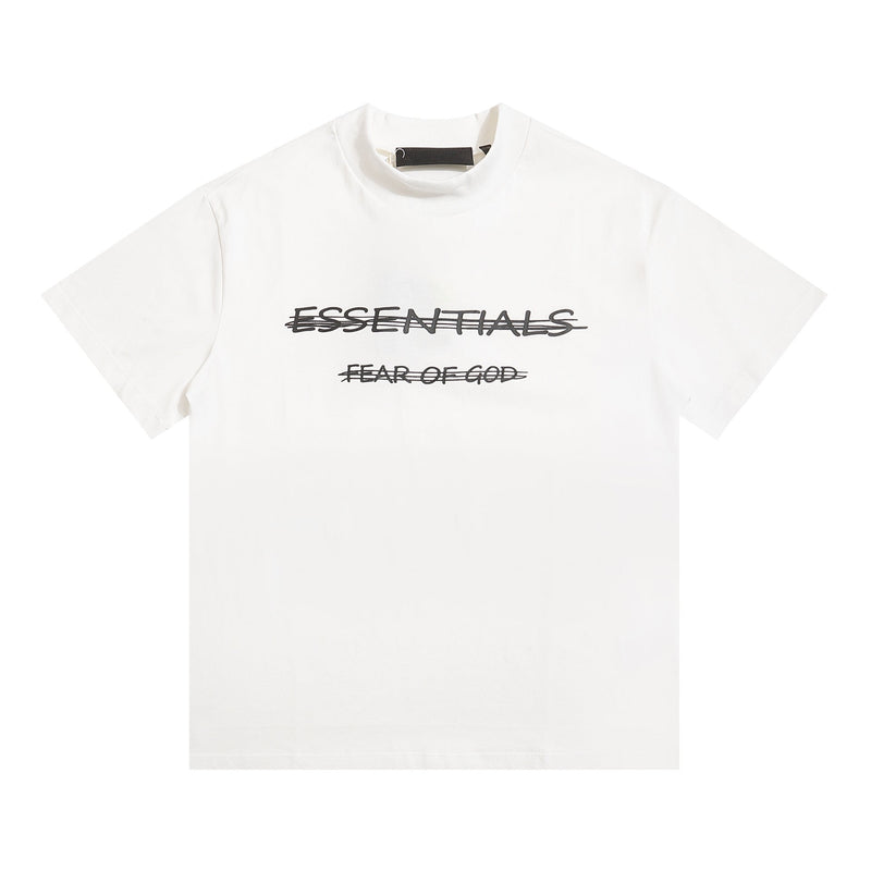 Fog Essentials T Shirts Spring/Summer FOG Painting Crew Neck Short Sleeves