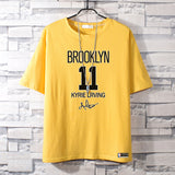 Basketball Sports T Shirt Summer Round Neck All-Matching Loose Short Sleeve T-Shirt Men