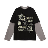 Unisex long-sleeved shirt men's autum campus style