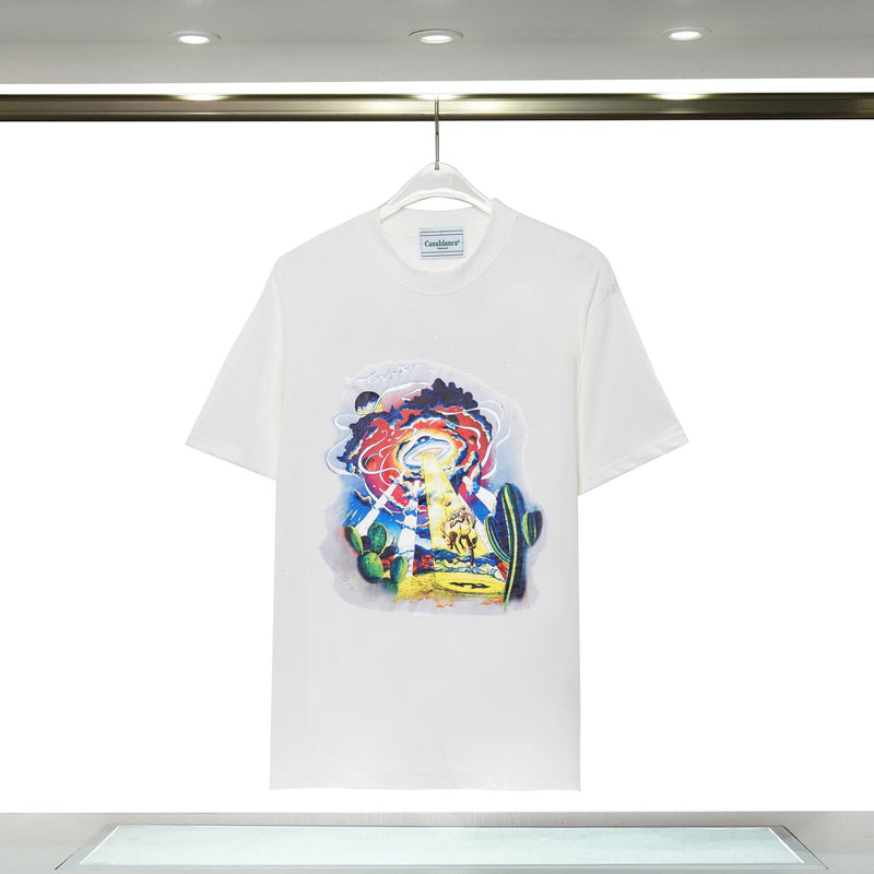 Casablanca T Shirts Fashion Casual Crew Neck Tee