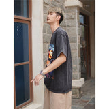 Film Star T Shirt Classic Movie Zhang Guorong Afei Short Sleeve Loose Retro Street Printing T-shirt