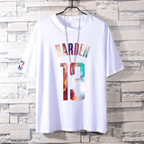 Basketball Sports T Shirt Cotton Short-Sleeved T-Shirt Men'S Sports Half Sleeve Nba Basketball Clothes Loose