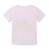 Boy T Shirt Summer Girls T-shirt Short Sleeve-Way Top Cartoon Printed round Neck