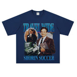 Film Star T Shirt Movie Dead Society Loose Retro Street Cotton T-shirt Men and Women