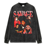 21 Savage T Shirts Loose Distressed T-shirts