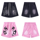 Men Shorts Summer Leisure Sports Wash Split Shorts