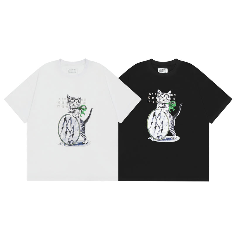 Maison Margiela T-Shirts Crew Neck Loose Short Sleeve T-Shirt