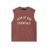 Fog Essentials tank summer FOG letter round neck pullover vest