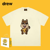 Drew T Shirts Smiley Bear Printed Short Sleeve