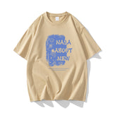 Nasa T Shirt Cotton Short-Sleeved T-Shirt Women'S Summer Loose Half-Sleeved Top Clothes