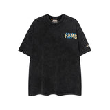 Gallery Dept T Shirts Short Sleeve Los Angeles Street Retro Gallery Dept Printed Distressed T-shirt