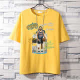 Basketball Sports T Shirt Loose-Fitting Pure Cotton Short Sleeves T-Shirt Male Student All-Match Warrior Curry