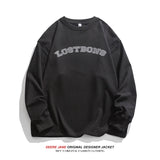 Men Pullover Hoodie Spring Sweater Men American Style Loose All-Match Fashion Spring and Autumn Leisure