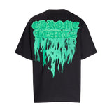 CHH Chrome Heart T Shirts Croix Flame Sanskrit Embroidery Printed T-Shirt Fashion Short Sleeve