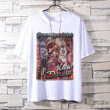 Basketball Sports T Shirt Loose Basketable Nets Durant Korean Style Trendy Printing Basketball Sport Short Sleeve T-Shirt Men