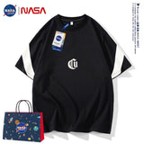 Nasa T Shirt Cotton Short-Sleeved T-Shirt Men'S Summer Loose Casual