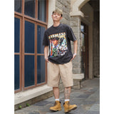Film Star T Shirt Cotton Short Sleeve Loose Retro Design T-shirt