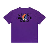 Amiri T Shirt Printed Casual Hip Hop High Street round Neck Short Sleeve T-shirt