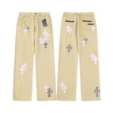CHH Chrome Hearts Jeans Unisex Casual Loose Jeans