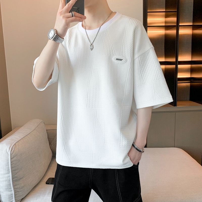 Nasa T Shirt Summer Short Sleeve Men'S Loose Casual Short Sleeve