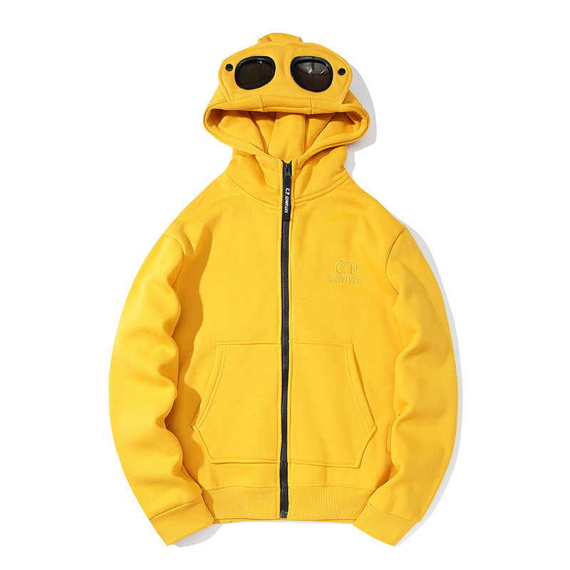 Cp Company Hoodie Autumn and Winter CP Glasses Round