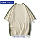 Nasa T Shirt Short Sleeve T-Shirt Men'S Summer T-Shirt Half Sleeve Top Couple Casual