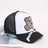 Plam Angle Hat Fashion Baseball Cap Bear Parrot Embroidered Cap