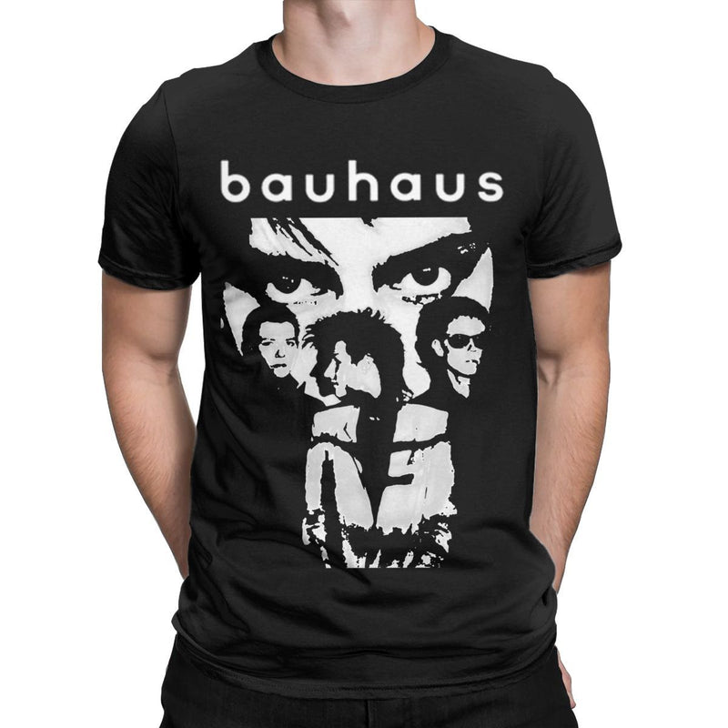 Men T-Shirt Bauhaus Funny Cotton Tee Shirt Short Sleeve