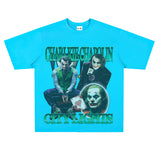 Film Star T Shirt Loose Heavy Retro Street Cotton American T-shirt