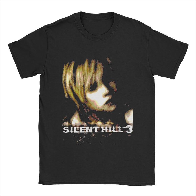 Amazing Silent Hill T-Shirts for Men Round Collar  Cotton