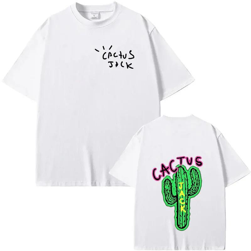 New Luxury Cactus Jack Hip Hop Tshirts Travis 2024 Men's Hip