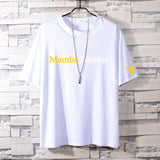 Basketball Sports T Shirt Commemorative Kobe No. 24 Signature Short-Sleeved T-Shirt Men'S Loose Casual Sweatshirt Student