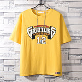 Basketball Sports T Shirt Summer Cotton Short Sleeve T-Shirt Male Student Basketball Sports Loose