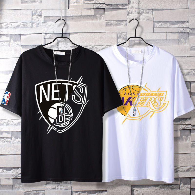 Basketball Sports T Shirt Summer Menswear T-Shirt Student Cotton Casual Short Sleeve Nba Sports