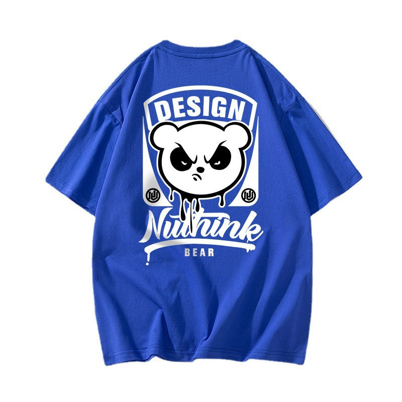 Nasa T Shirt Loose Cotton Short Sleeve T-Shirt Trendy Half Sleeve