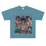 Film Star T Shirt Movie Bruce Lee Cotton Short Sleeve Loose round Neck American T-shirt Men and Women