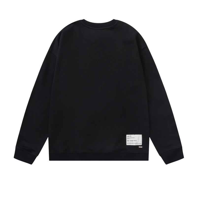 Amiri Sweatshirt AMI Horned Skull Print Foam Crew Neck Sweater