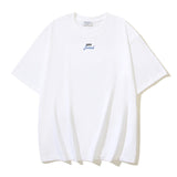 Off White T Shirts OW Letter Print Pattern Crew Neck Pullover Short Sleeves